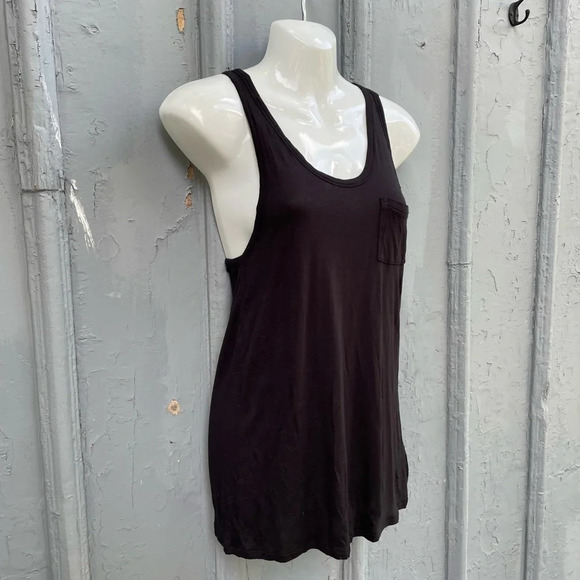 T by Alexander Wang classic  racerback tank with pocket, Small - Picture 7 of 10